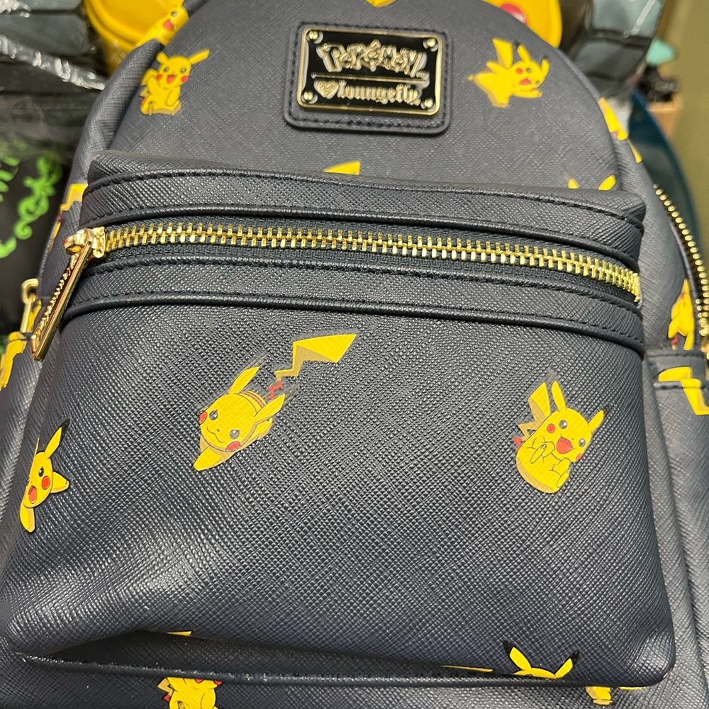 Loungefly Pikachu backpack wallet set